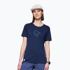 Női póló NORRONA Femund Equaliser Merino indigo night