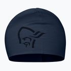 Téli sapka NORRONA PureUll 180 Beanie indigo night