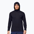 Férfi trekking pulóver NORRONA Falketind Warm1 Hood caviar black