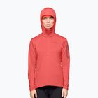 Női túra pulóver NORRONA Falketind Warm1 Hood deep sea coral/baked apple