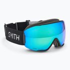 Síszemüveg Smith Moment black/chromapop everyday green mirror