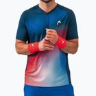 HEAD Topspin férfi tenisz póló, színes 811422