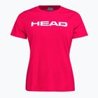 Női teniszpóló HEAD Club Lucy magenta színben