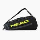 HEAD Base M tenisztáska fekete/sárga 261413
