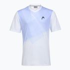 HEAD férfi teniszpóló Topspin print vision m/navy