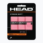 HEAD Xtremesoft Grip teniszütő overwrap 3 db rózsaszín.