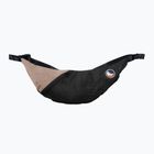 Ticket To The Moon Upcycled Sling válltáska fekete/természetes bézs színben