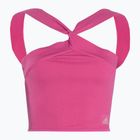 Női adidas Ribbed Active Seamless Halter Bralette 3D félhomályos fukszia felső