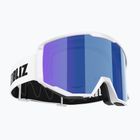 Síszemüveg Bliz Spark white/smoke&blue