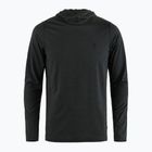 Férfi túrafelső Fjällräven 1960 Abisko Sun Hoodie black