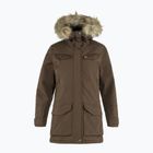 Női bélelt kabát Fjällräven Nuuk Parka sötét tölgy