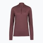 Női trekking pulóver Fjällräven Abisko Day Hike Half Zip port