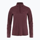 Női trekking pulóver Fjällräven Abisko Day Hike Half Zip port