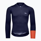 Férfi kerékpáros hosszú ujjú póló POC Cadence Jersey apatite navy