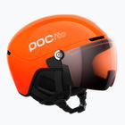 Gyerek sísisak POC POCito Obex Visor S2 Jr fluorescent orange
