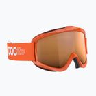 Gyerek síszemüveg POC POCito Iris fluorescent orange/partly sunny light orange