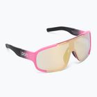 Kerékpáros szemüveg POC Aspire pink/uranium black translucent/clarity road gold