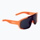 Gyermek kerékpáros szemüveg POC Aspire POCito fluo orange translucent/equalizer grey space