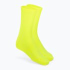 POC Fluo Sock Mid fluoreszkáló sárga/zöld kerékpáros zokni