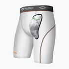Férfi küzdősport rövidnadrág Shock Doctor AirCore Cup Compression white