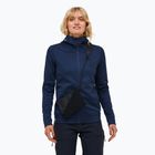 Női pulóver Peak Performance Rider Tech Zip Hood blue shadow