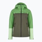 Női Peak Performance Trail Hipe Shell kabát borsmenta/fenyőtű/élénk esőkabát