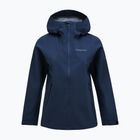 Női Peak Performance Trail Hipe Shell kabát kék árnyék