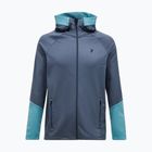 Férfi pulóver Peak Performance Rider Essentials Zip Hood Mountain Mist/Deluded Vision