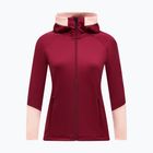 Női pulóver Peak Performance Rider Essentials Zip Hood Vertical Zenith/Peach Fuzz