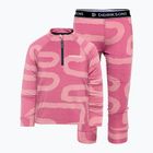 Gyerek szett Didriksons Jadis Pr 5 path heather pink