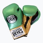 Boxkesztyű Cleto Reyes High Precision Training Leather green/gold wbc