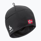 Téli sapka ODLO Polyknit Fan Warm black/norwegian flag