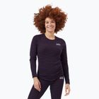 Női termoaktív felső ODLO Warm Originals Stripes Bl Top Crew Neck dark saphire