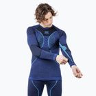 Férfi termoaktív pulóver X-Bionic Merino dark ocean/sky blue