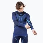 Férfi X-Bionic Merino termikus pulóver sötét óceán/égszínkék