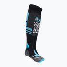 Snowboard zokni X-Socks Snowboard 4.0 fekete/szürke/teal kék