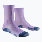 Női futózokni X-Socks Trailrun Discover Crew orchid/sunset blue