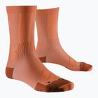 X-Socks Gravel Discover Crew naplemente narancssárga zokni