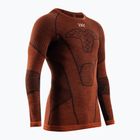 Férfi termoaktív hosszú ujjú X-Bionic Symbio Merino ing agyag