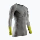 Férfi hosszú ujjú termikus X-Bionic Invent Fx Shirt rhino grey/light grey/canary