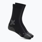 X-Socks Run Discover Crew fekete/szürke zokni