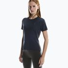 Női futópóló On Performance-T navy/fekete