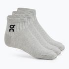 On Running Logo Sock Mid 3 pár heather szürke