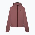 Férfi futópulóver On Climate Zip Hoodie barberry