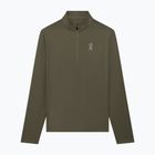 Férfi futópulóver On Core 1/4 Zip bark