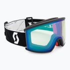 Síszemüveg SCOTT Ambit black/white/amp aurora green chrome