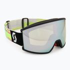 Síszemüveg SCOTT Ambit Compact black/neon yellow/amp white chrome