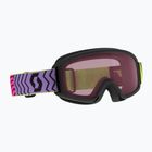 Gyerek sí szemüveg SCOTT Witty SGL purple/neon pink/enhancer