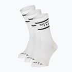 Zokni SCOTT Retro Casual Crew 3 pairs white/black