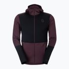 Férfi polár pulóver SCOTT Defined Light Hoody cocoa red/black